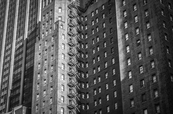 Black and White Tall Building